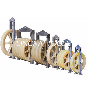 Conducteur Stringing Pulley Blocks pour la ligne de transport d'énergie bloc de poulie accrochant de câble de construction