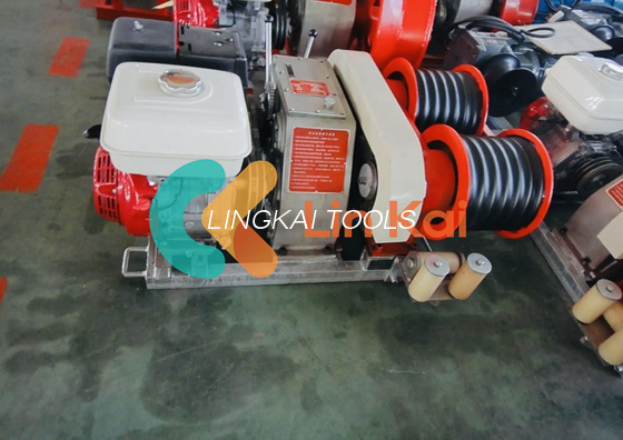 Durable 9KW Diesel et Gasline 30 50kn Double Capstan Lecteur de tour d'érection machine