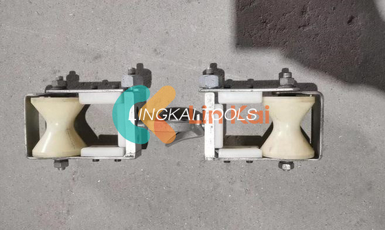 2KN Double poulie remplacement rouleau pour les opérations de cordonnage OPGW Longue durée de vie