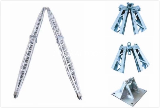 Tour/Polonais d'A Shape Lattice Gin Pole Strengthened For Erecting de modèle de LBR