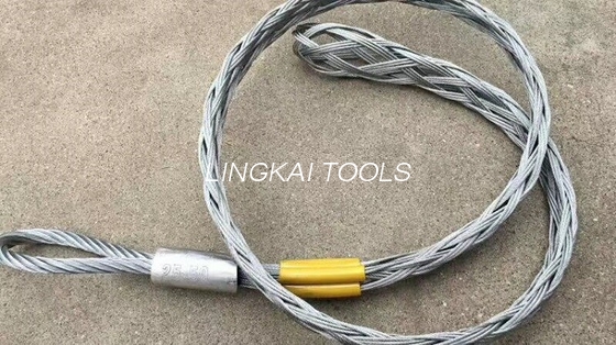 Le CE a passé le câble de fibre optique d'Opgw d'outils de câble tirant des joints de prise de maille de poignées