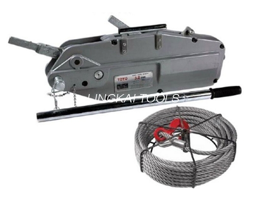 câble 8/12.5kn électrique tirant la norme de l'OIN de treuil de câble métallique de main de HSS d'outils