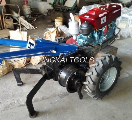câble 60KN électrique tirant des outils treuil de tracteur de main de 5 tonnes avec le double tambour