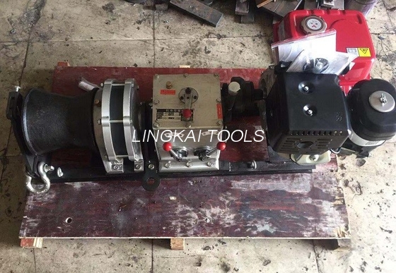 Moteur diesel de cabestan de vitesse rapide de câble d'extracteur simple de treuil dans la ligne construction
