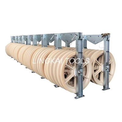 Conducteur en nylon Stringing Blocks de la poulie 60KN 660MM de MC