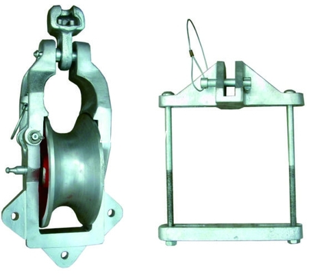 Transmission 10kn universelle ficelant accrocher simple en aluminium de poulie de blocs