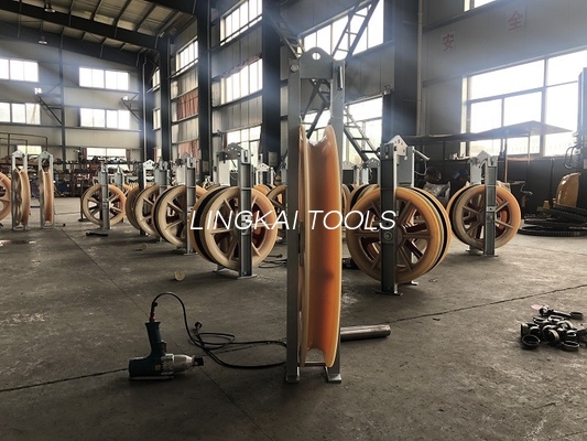 ligne de transmission 20 40 60kN fil aérien ficelant les blocs OD660mm
