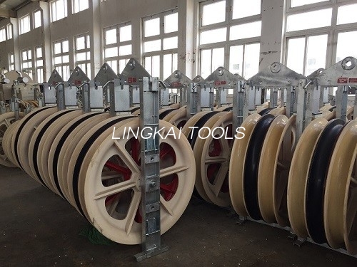 Ligne de transmission en aluminium empaquetée de Pulley For 220KV de conducteur