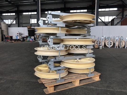 Bloc pilote de Wire Rope Pulley de trois gerbes de 660mm