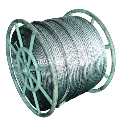 Corde en acier tressée anti-torsion 12mm pour tirer la ligne à un conducteur ficelage d'In Overhead Transmission