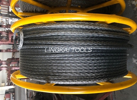 anti corde de vrillage de fil d'acier de 18mm pour la ligne aérienne empaquetée ficelage de deux conducteurs