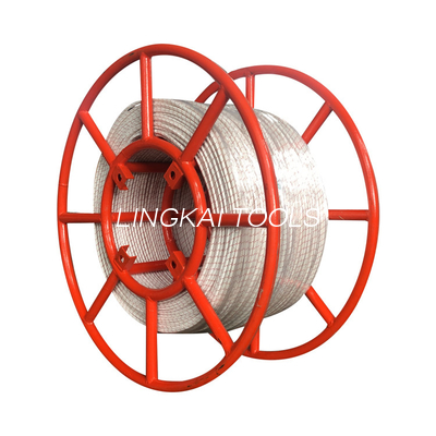 Ligne de transmission anti-torsion en nylon tressée de câble métallique ficelage