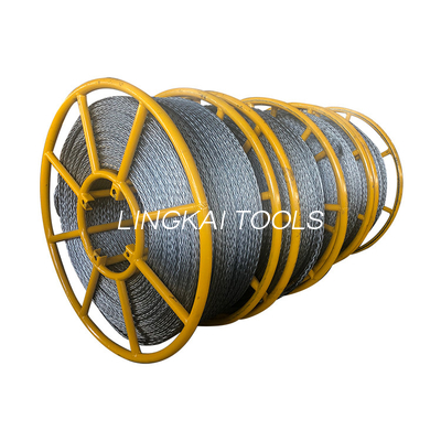 L'anti vrillage galvanisé à haute résistance de 13mm a tressé la ligne de transmission appliquée de corde de fil d'acier
