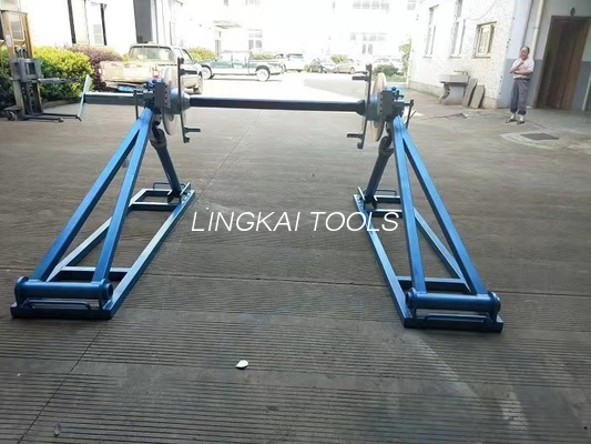 5 frein à disque de Ton Conductor Reel Stands With de la tonne 7 de ficeler l'équipement