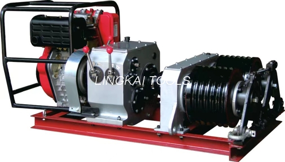 30 KN conducteur Transmission Line de 5 de T de double treuils de tambour