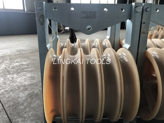 660 conducteur Pulley Stringing Block de fil empaqueté de roues de grand diamètre de millimètre par gerbes